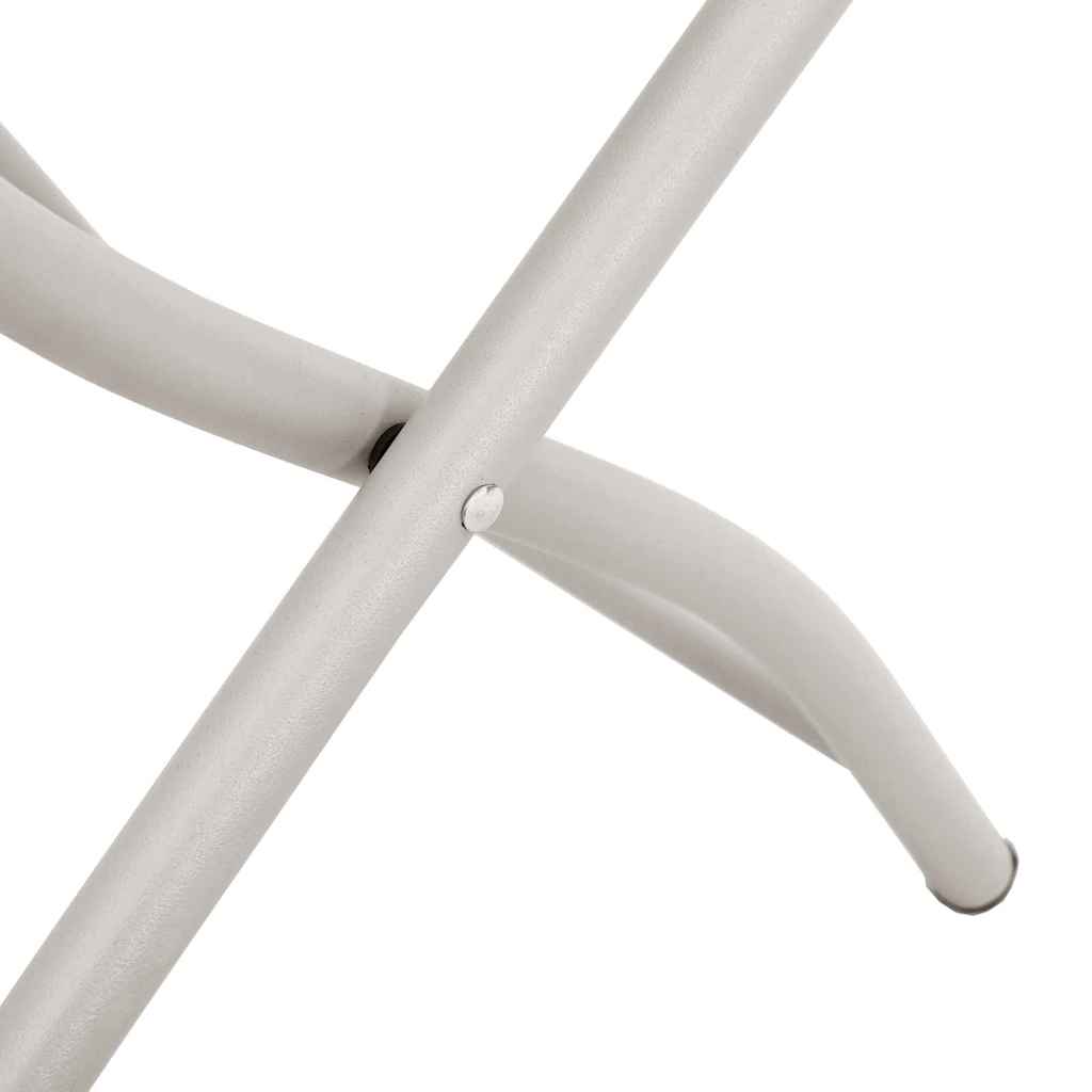 Πτυσσόμενη Καρέκλα Κήπου 2 pcs Μπεζ 42 x 52 x 82εκ