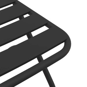 Πτυσσόμενη Καρέκλα Κήπου 2 pcs Ανθρακί 42 x 52 x 82εκ - Pakobazaar
