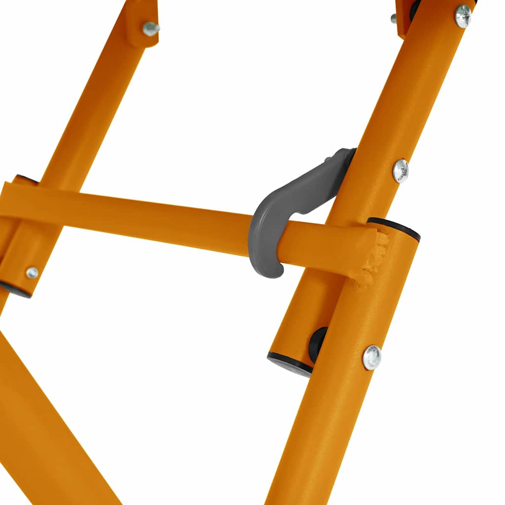 Τραπέζι Bistro Μουσταρδί 55 x 55 x 72,5 εκ. Ατσάλι με Πούδρα