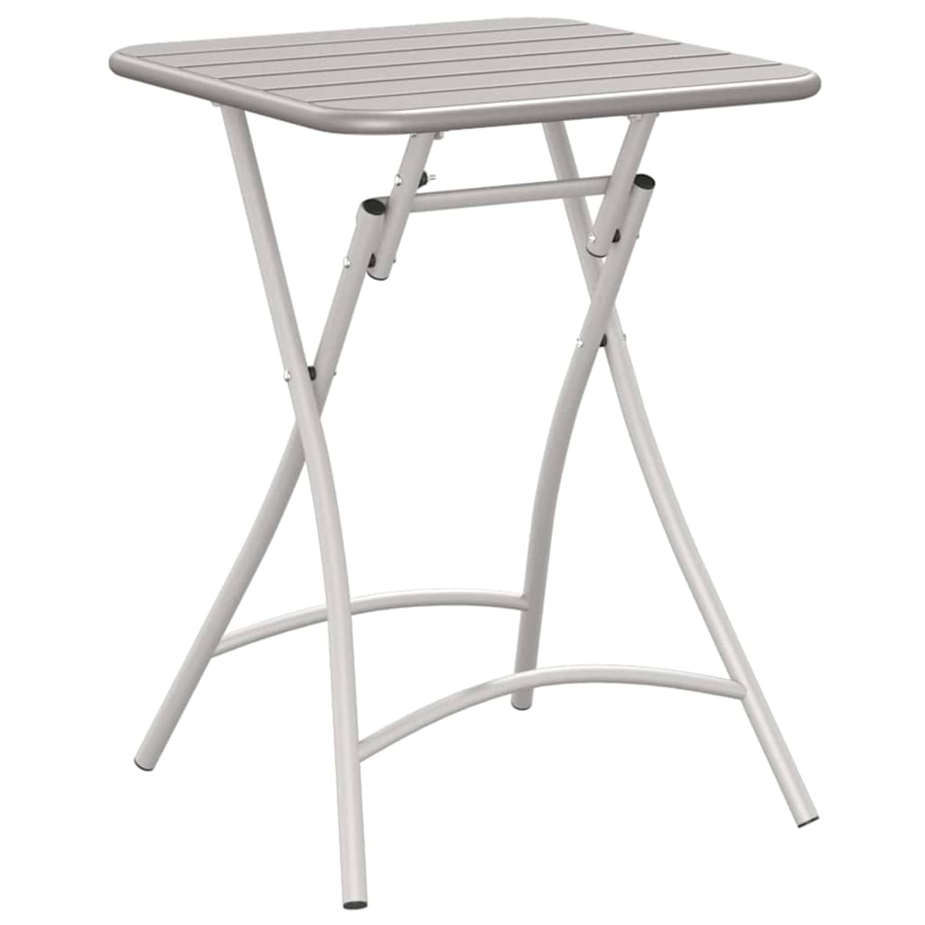Τραπέζι Bistro Μπεζ 55 x 55 x 72,5 εκ. Ατσάλι με Πούδρα