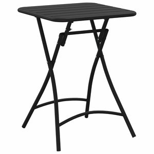 Τραπέζι Bistro Ανθρακί 55 x 55 x 72,5 εκ. Ατσάλι με Πούδρα - Pakobazaar