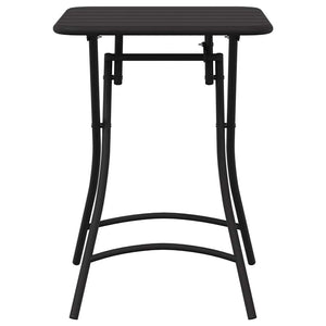 Τραπέζι Bistro Ανθρακί 55 x 55 x 72,5 εκ. Ατσάλι με Πούδρα - Pakobazaar