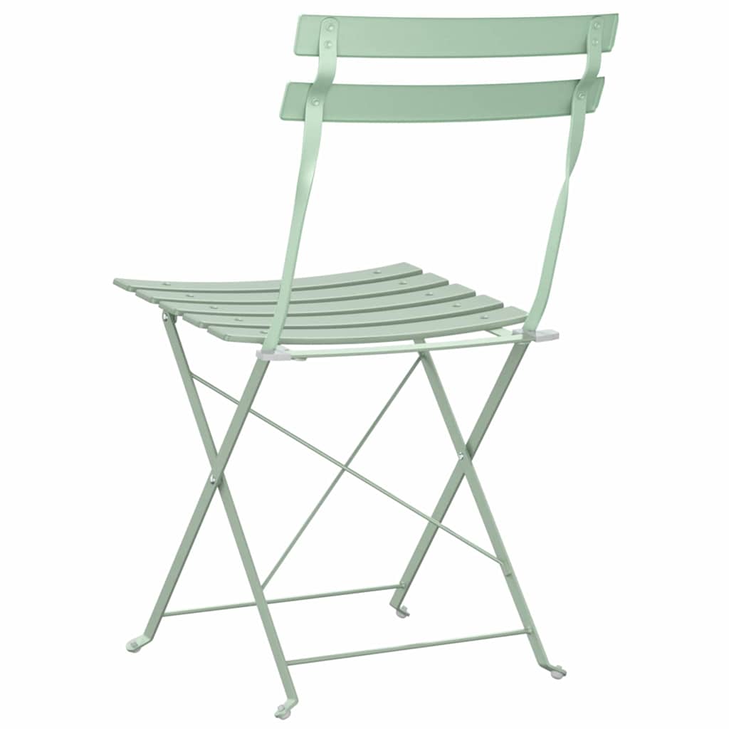 Πτυσσόμενη Καρέκλα Κήπου 2 pcs Απαλό μέint 42 x 46 x 82εκ - Pakobazaar