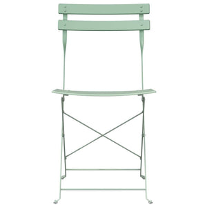 Πτυσσόμενη Καρέκλα Κήπου 2 pcs Απαλό μέint 42 x 46 x 82εκ - Pakobazaar