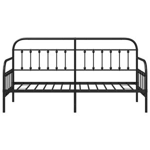 Σκελετός κρεβατιού ημέρας Μαύρο 75 x 190 cm - Pakobazaar