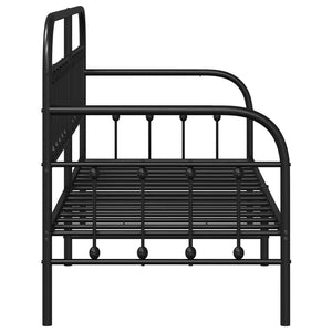 Σκελετός κρεβατιού ημέρας Μαύρο 75 x 190 cm - Pakobazaar