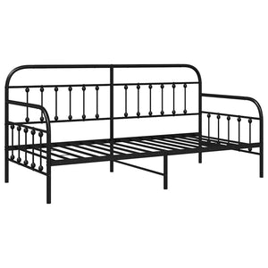 Σκελετός κρεβατιού ημέρας Μαύρο 90 x 200 cm - Pakobazaar