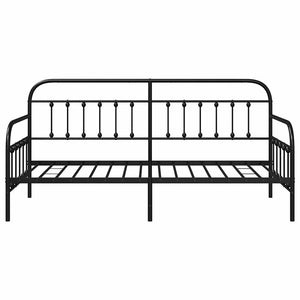 Σκελετός κρεβατιού ημέρας Μαύρο 90 x 200 cm - Pakobazaar