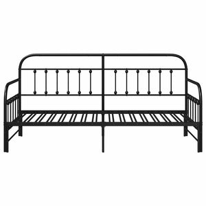 Σκελετός κρεβατιού ημέρας Μαύρο 90 x 200 cm - Pakobazaar