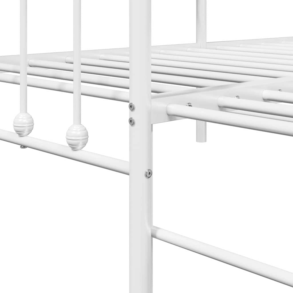Σκελετός κρεβατιού ημέρας Λευκό 75 x 190 cm - Pakobazaar