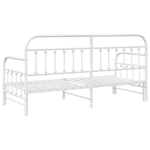 Σκελετός κρεβατιού ημέρας Λευκό 75 x 190 cm - Pakobazaar