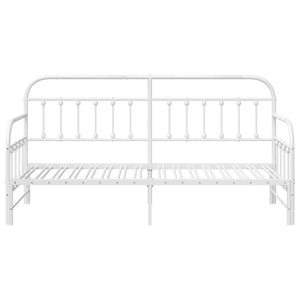 Σκελετός κρεβατιού ημέρας Λευκό 75 x 190 cm - Pakobazaar