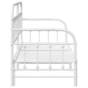 Σκελετός κρεβατιού ημέρας Λευκό 75 x 190 cm - Pakobazaar
