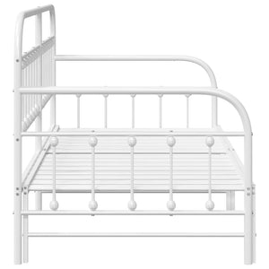 Σκελετός κρεβατιού ημέρας Λευκό 100 x 190 cm