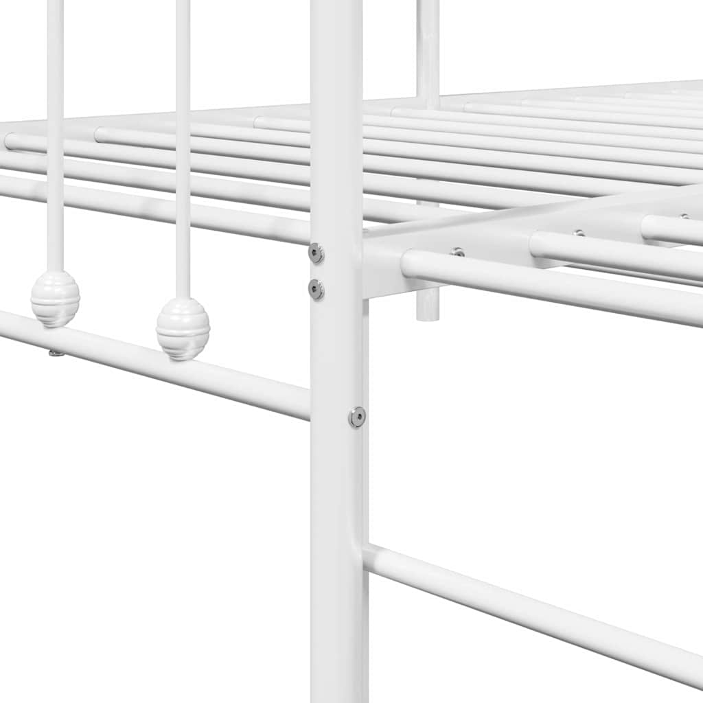 Σκελετός κρεβατιού ημέρας Λευκό 100 x 200 cm