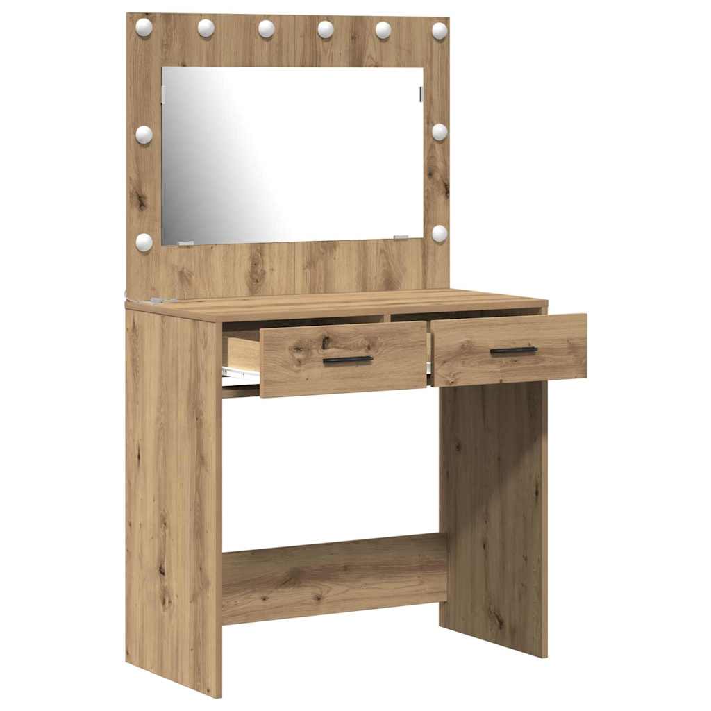 Τραπέζι περιποίησης με συρτάρι Artisan Oak 78,5 x 41 x 135 εκ - Pakobazaar