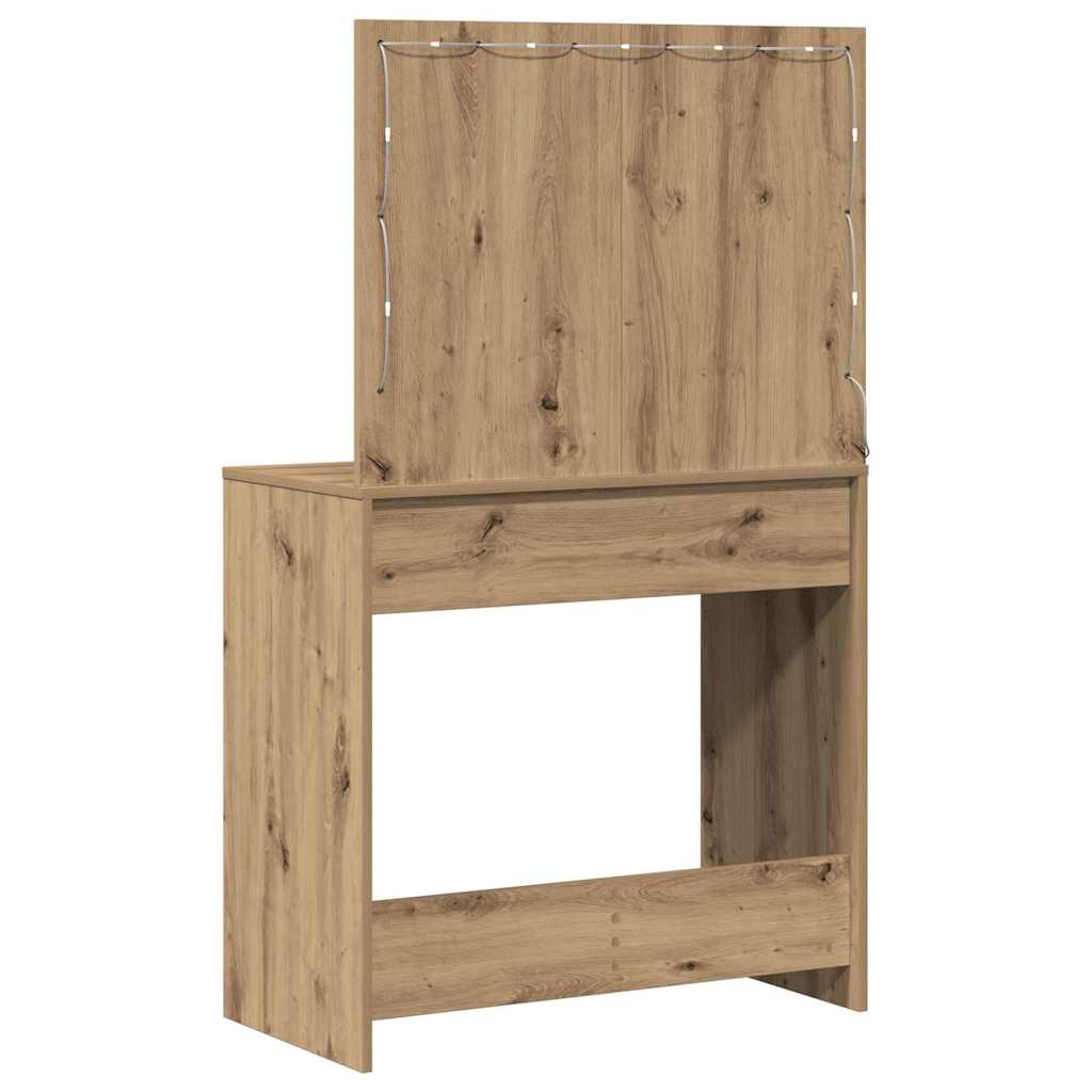 Τραπέζι περιποίησης με συρτάρι Artisan Oak 78,5 x 41 x 135 εκ - Pakobazaar