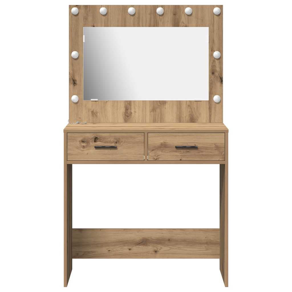 Τραπέζι περιποίησης με συρτάρι Artisan Oak 78,5 x 41 x 135 εκ - Pakobazaar