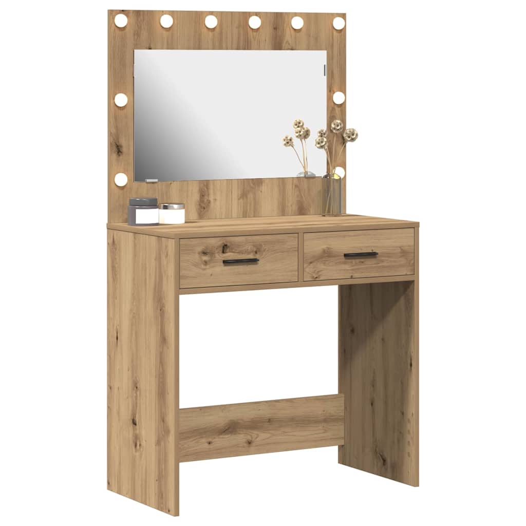 Τραπέζι περιποίησης με συρτάρι Artisan Oak 78,5 x 41 x 135 εκ - Pakobazaar