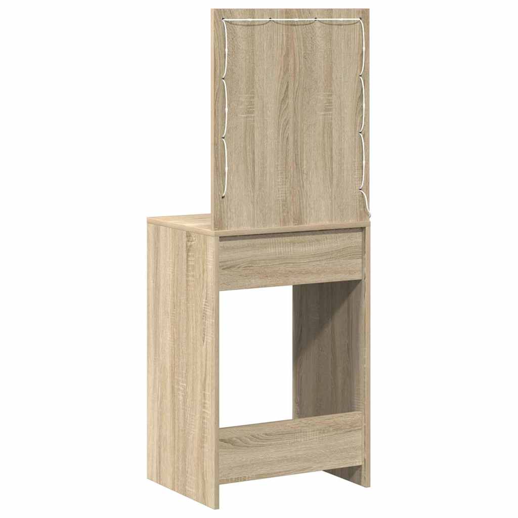 Τραπέζι περιποίησης με συρτάρι Δρύς Sonoma 50 x 41 x 135 εκ - Pakobazaar