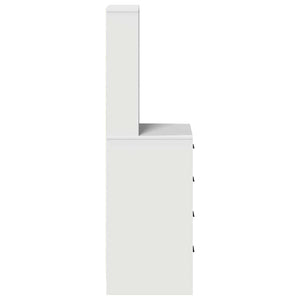 Highboard Λευκό 40 x 41 x 135 εκ. Επεξεργασμένο Ξύλο