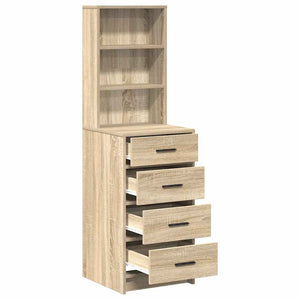 Highboard Sonoma Δρυς 40 x 41 x 135 εκ. Επεξεργασμένο Ξύλο