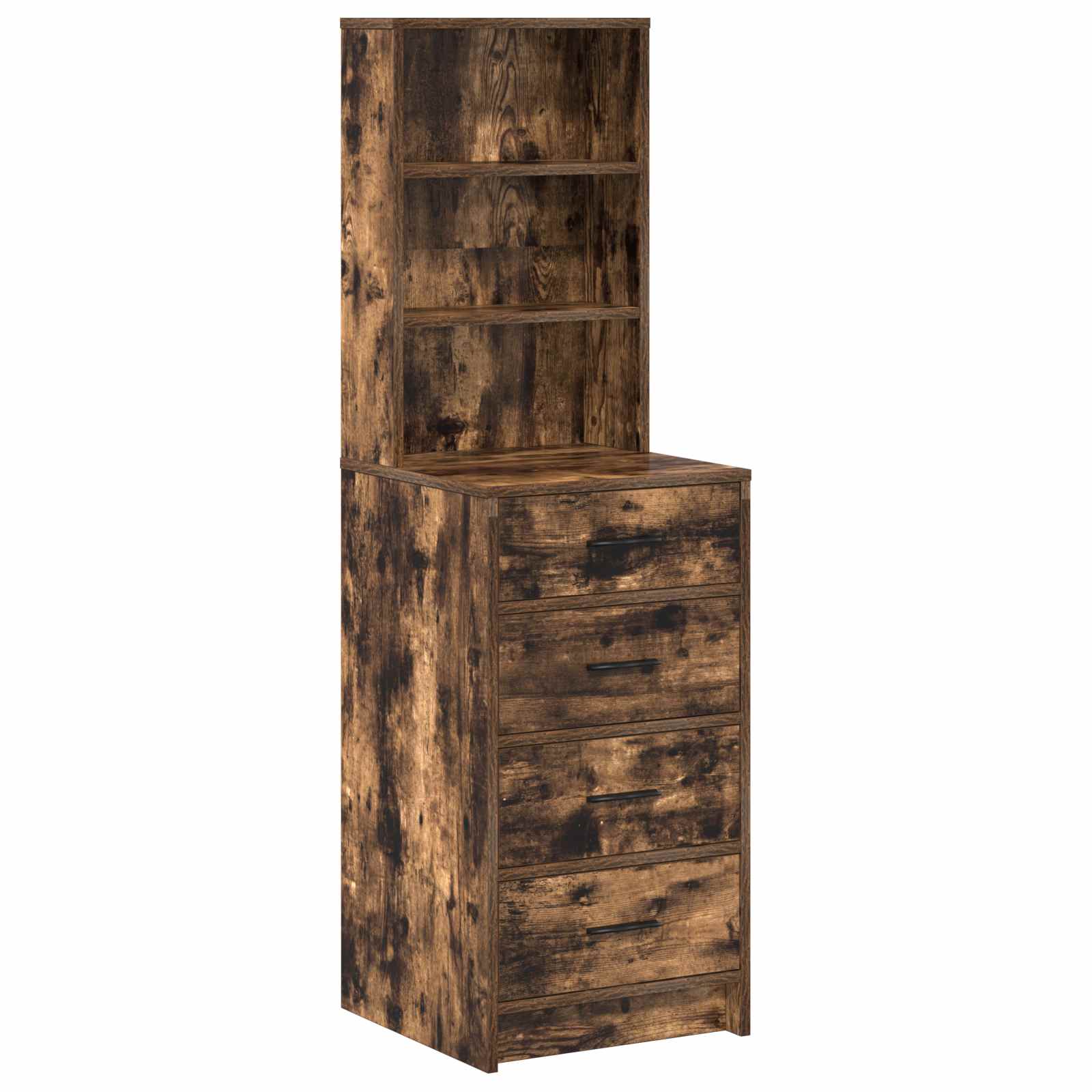 Highboard Καπνιστή δρυς 40 x 41 x 135 εκ. Επεξεργασμένο ξύλο