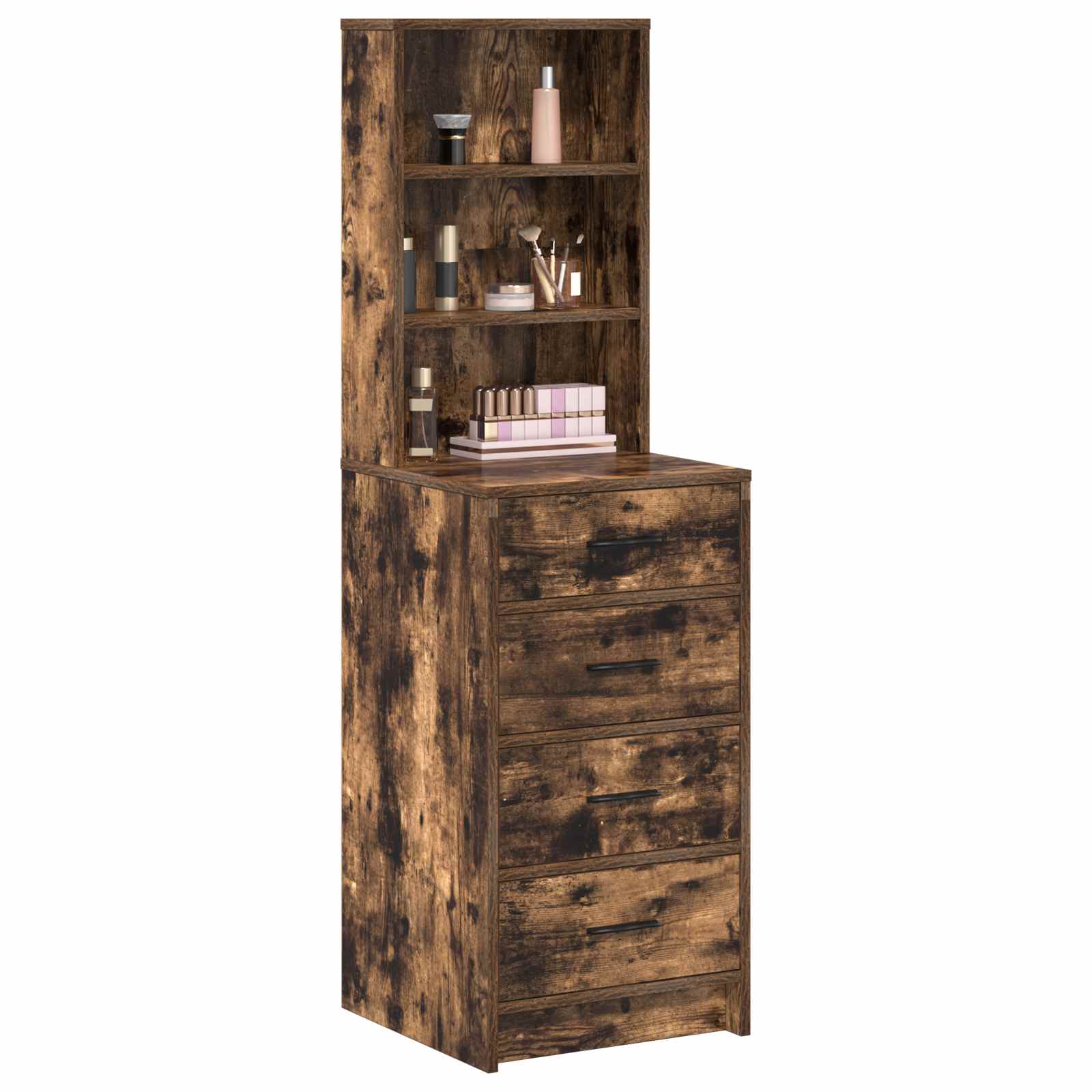 Highboard Καπνιστή δρυς 40 x 41 x 135 εκ. Επεξεργασμένο ξύλο