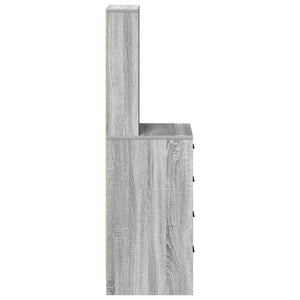 Highboard Γκρι sonoma 40 x 41 x 135 εκ. Επεξεργασμένο ξύλο - Pakobazaar