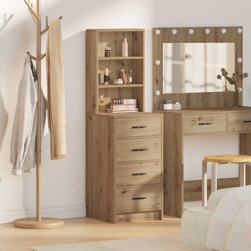 Highboard artisan δρυς 40 x 41 x 135 εκ. Επεξεργασμένο ξύλο