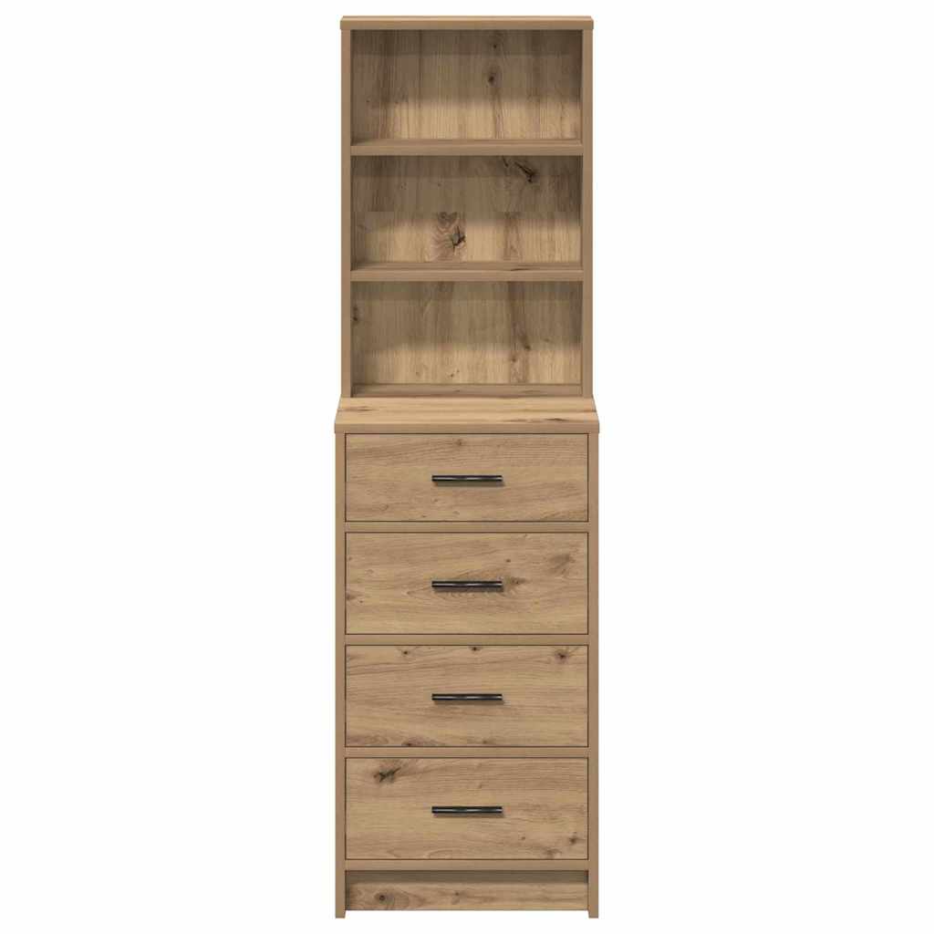 Highboard artisan δρυς 40 x 41 x 135 εκ. Επεξεργασμένο ξύλο