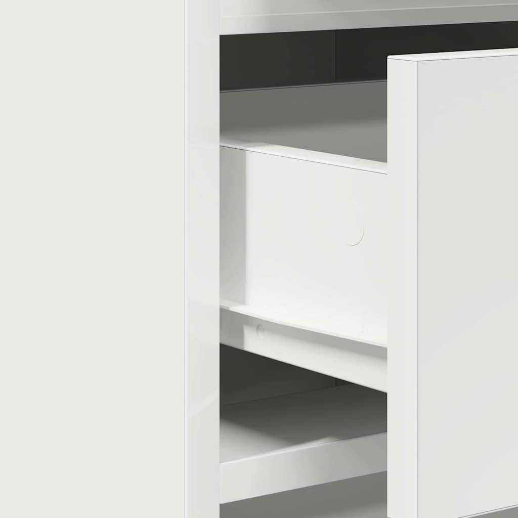 Πλαϊνό γραφείο Λευκό 40 x 40.5 x 75 εκ Επεξεργασμένο ξύλο