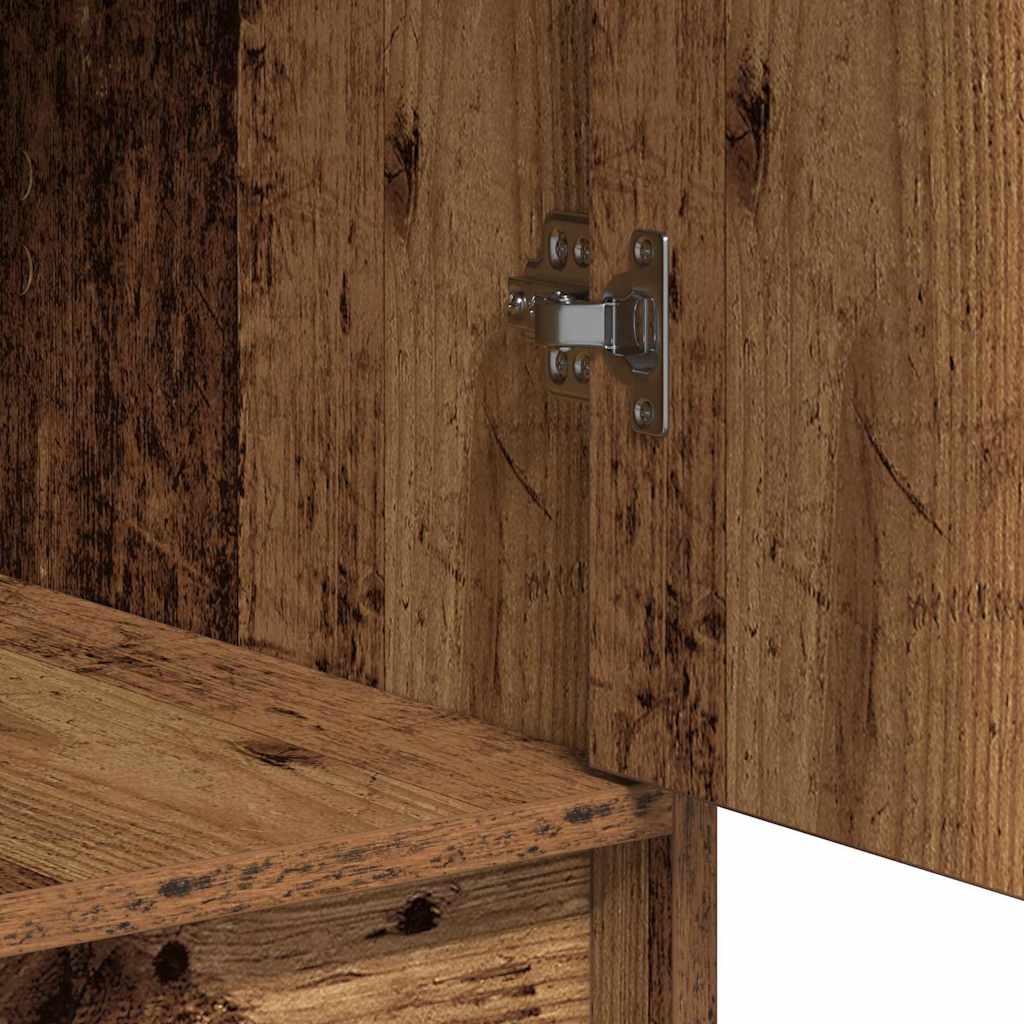 Πλαϊνό γραφείο Παλιό ξύλο 40 x 40.5 x 75 εκ Επεξεργασμένο ξύλο