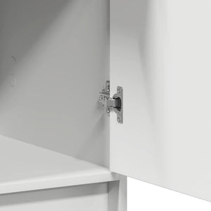 Highboard Λευκό 40 x 40,5 x 135 εκ. Επεξεργασμένο ξύλο - Pakobazaar