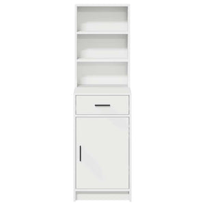 Highboard Λευκό 40 x 40,5 x 135 εκ. Επεξεργασμένο ξύλο - Pakobazaar