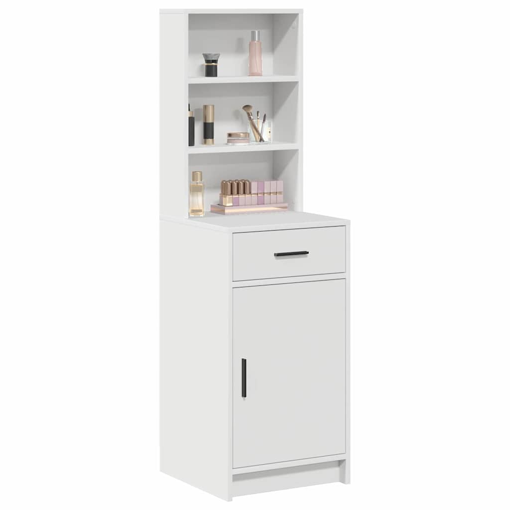 Highboard Λευκό 40 x 40,5 x 135 εκ. Επεξεργασμένο ξύλο - Pakobazaar