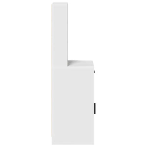 Highboard Λευκό 40 x 40,5 x 135 εκ. Επεξεργασμένο ξύλο - Pakobazaar