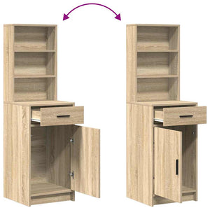 Highboard Δρύς Sonoma 40 x 40,5 x 135 εκ. Επεξεργασμένο ξύλο - Pakobazaar