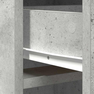 Highboard Σκυρόδεμα Γκρι 40 x 40,5 x 135 εκ. Επεξεργασμένο ξύλο - Pakobazaar