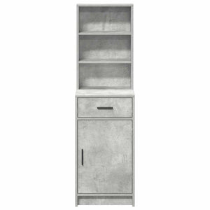 Highboard Σκυρόδεμα Γκρι 40 x 40,5 x 135 εκ. Επεξεργασμένο ξύλο - Pakobazaar