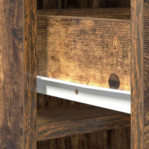 Highboard Καπνιστό Δρύς 41 x 40 x 135 εκ Επεξεργασμένο Ξύλο