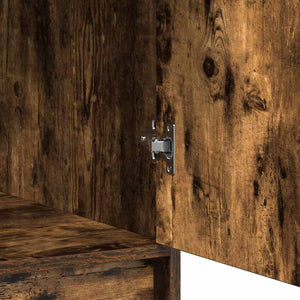 Highboard Καπνιστό Δρύς 41 x 40 x 135 εκ Επεξεργασμένο Ξύλο