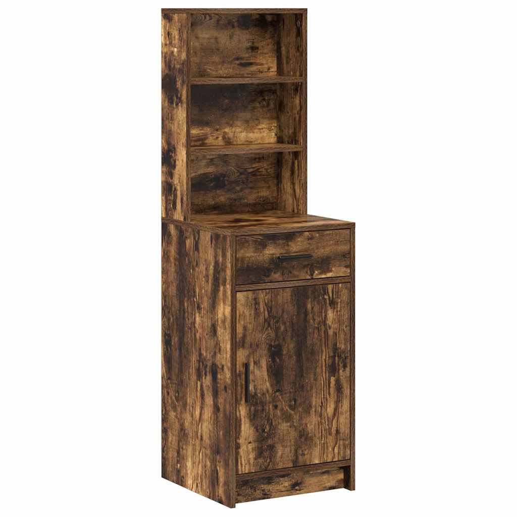 Highboard Καπνιστό Δρύς 40 x 40,5 x 135 εκ. Επεξεργασμένο ξύλο