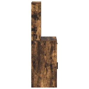 Highboard Καπνιστό Δρύς 41 x 40 x 135 εκ Επεξεργασμένο Ξύλο
