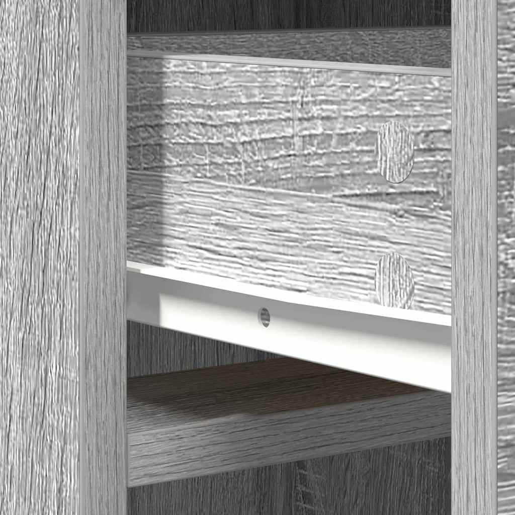 Highboard Γκρίζο Σονομα 40 x 40,5 x 135 εκ. Επεξεργασμένο ξύλο - Pakobazaar