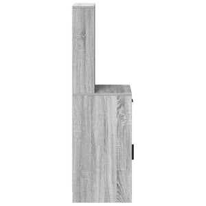 Highboard Γκρίζο Σονομα 40 x 40,5 x 135 εκ. Επεξεργασμένο ξύλο - Pakobazaar