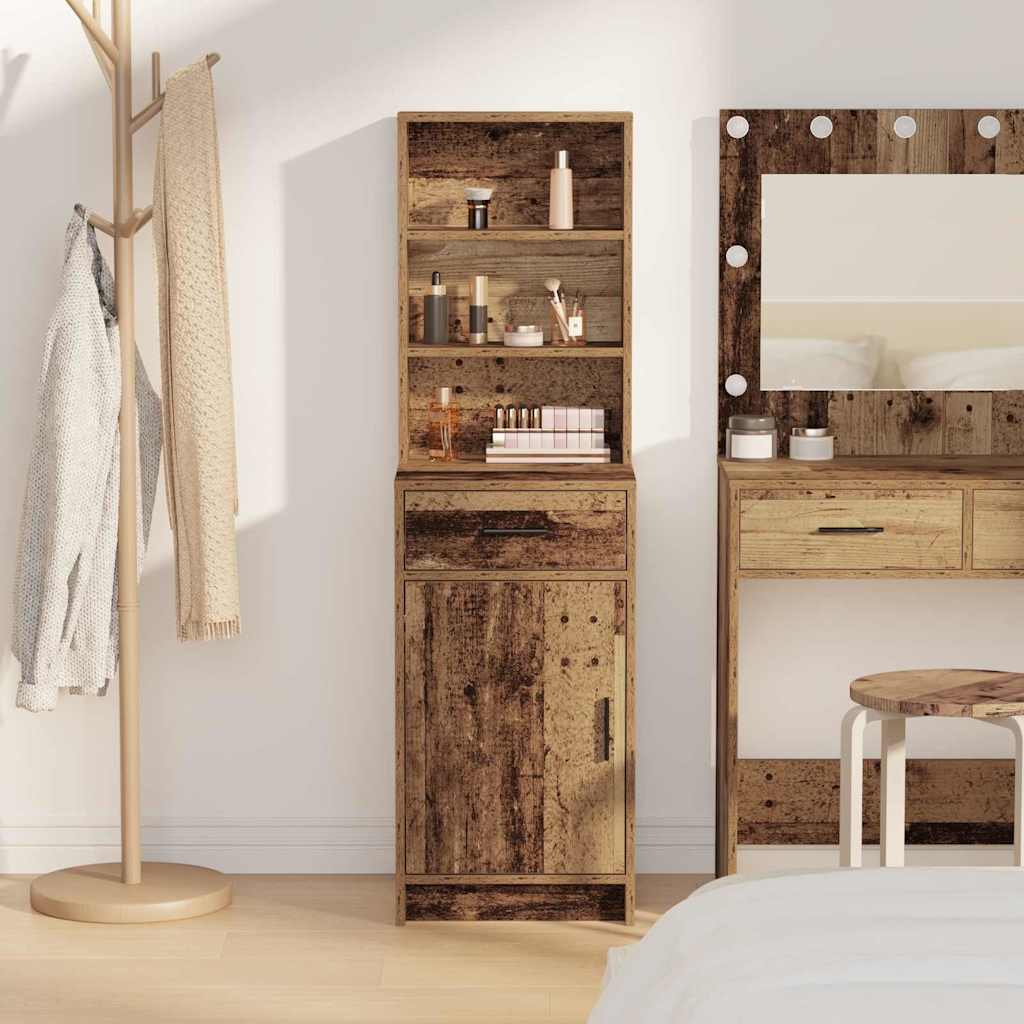Highboard Παλιό ξύλο 40 x 40,5 x 135 εκ. Επεξεργασμένο ξύλο