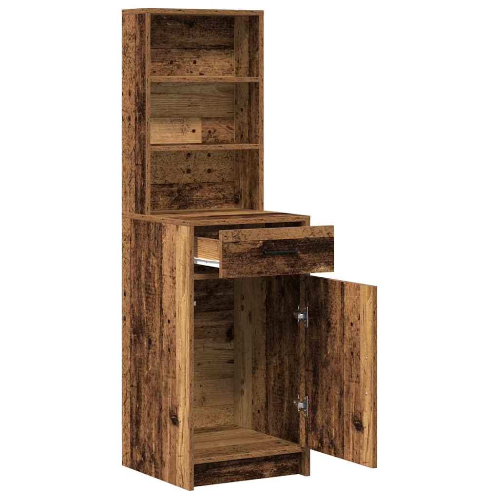 Highboard Παλιό ξύλο 40 x 40,5 x 135 εκ. Επεξεργασμένο ξύλο