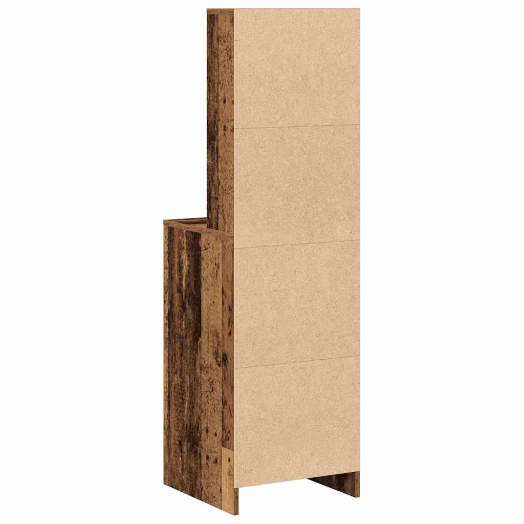 Highboard Παλιό ξύλο 40 x 40,5 x 135 εκ. Επεξεργασμένο ξύλο