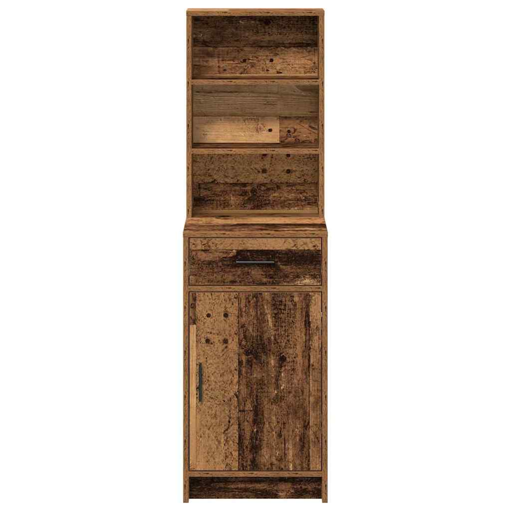 Highboard Παλιό ξύλο 40 x 40,5 x 135 εκ. Επεξεργασμένο ξύλο